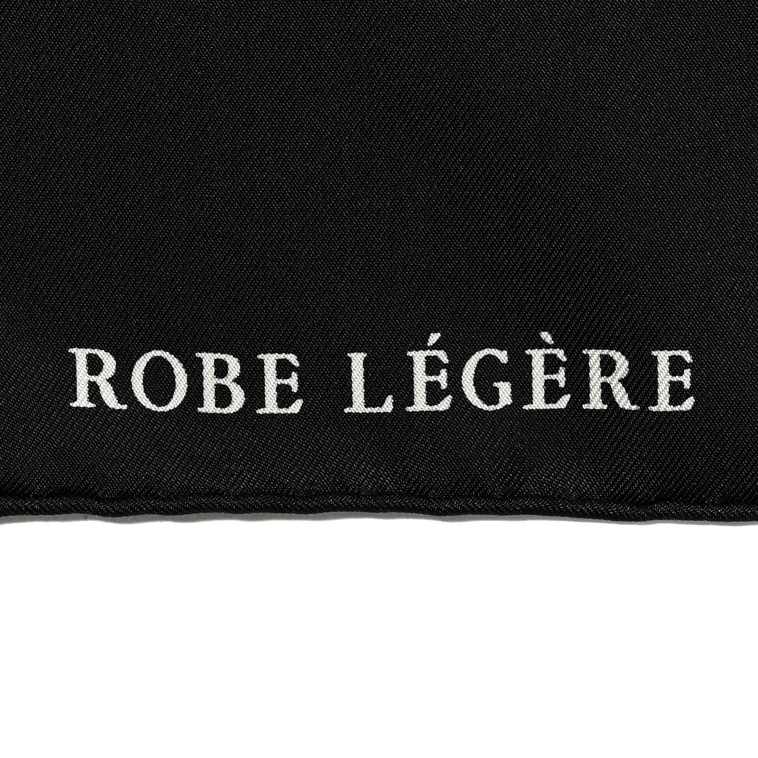 Hermes Silk Robe Legere Scarf 90 Black White 5 of 8