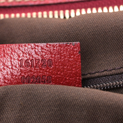 Gucci Monogram Small Princy Satchel Red 7 of 9