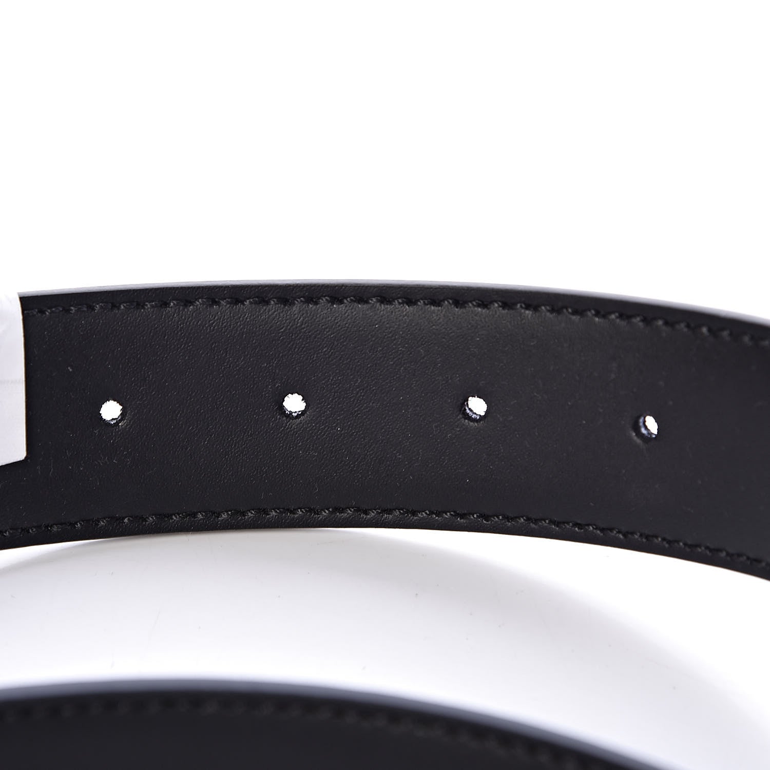 Fendi Vitello Icon Belt Black Ruthenium 4 of 5