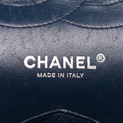 Chanel Caviar Quilted Jumbo Double Flap Navy 6 of 15