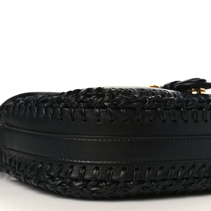 Christian Dior Grained Calfskin Medium Whipstitched Bobby Bag Black 7 of 9