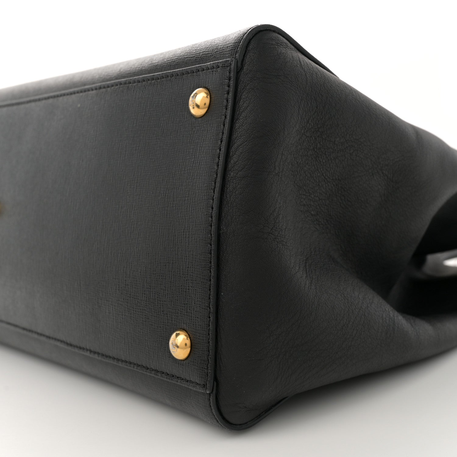 Fendi Vitello Elite Large 2Jours Tote Black 10 of 13