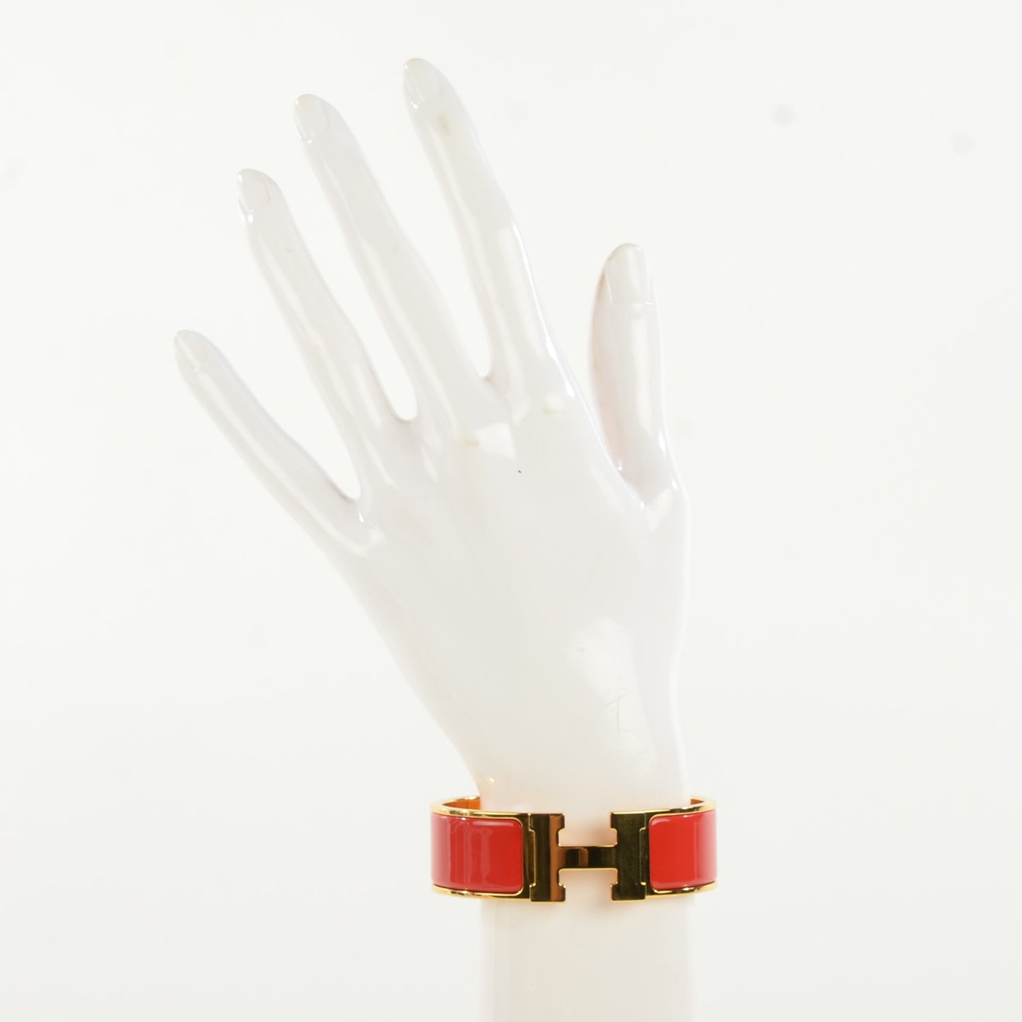 Enamel Wide Clic Clac H Bracelet GM Capucine