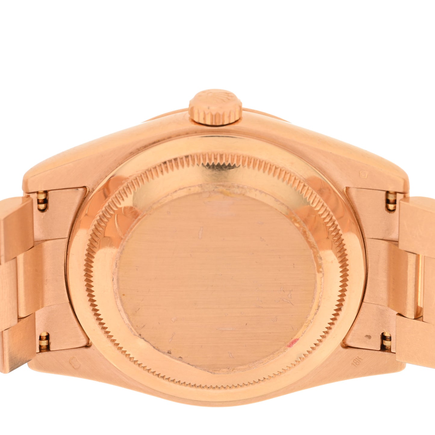 18K Everose Gold 36mm Oyster Perpetual Day-Date President Watch Rose Roman 118235