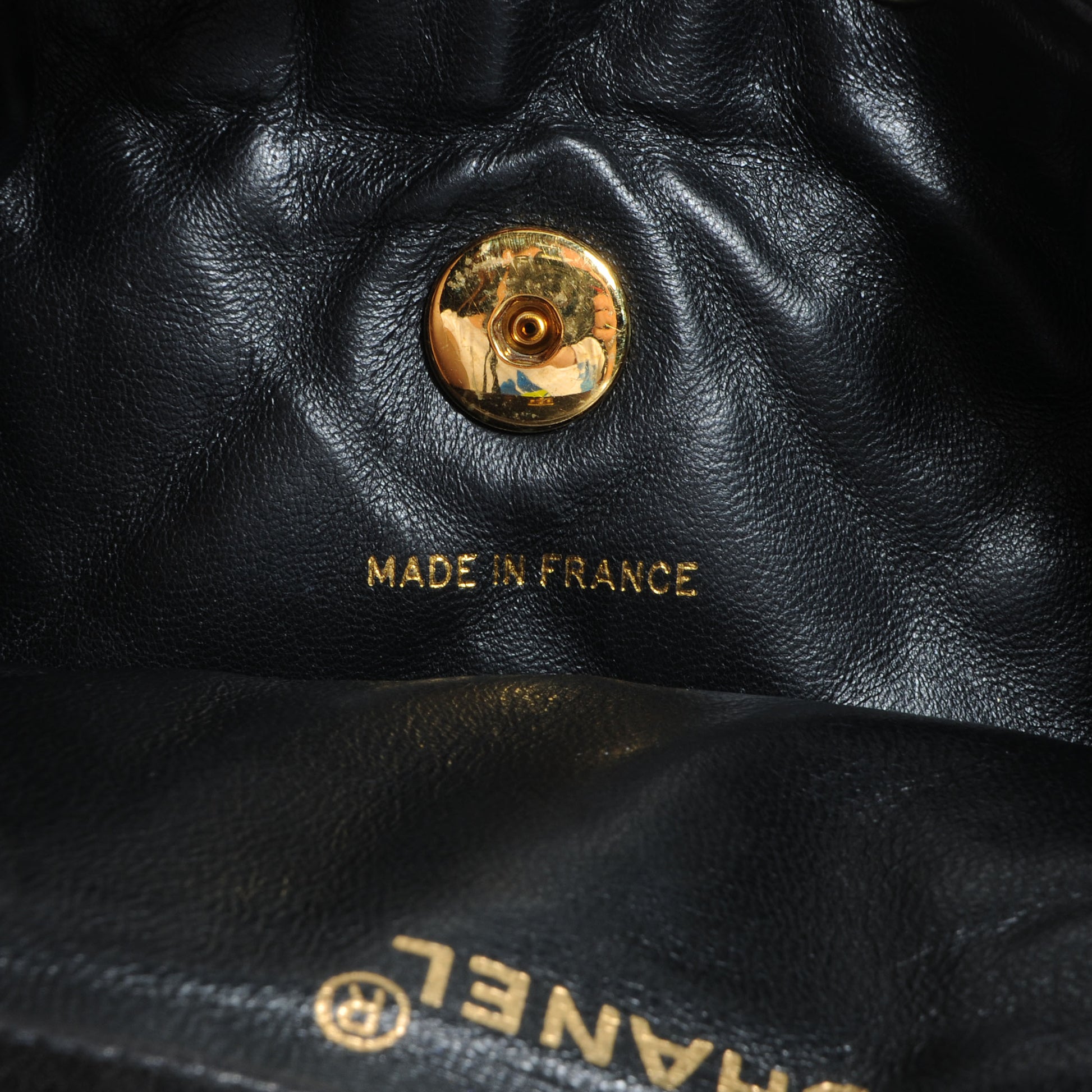 Chanel Lambskin Quilted Backpack Black 7 of 9