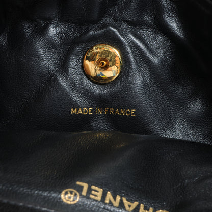 Chanel Lambskin Quilted Backpack Black 7 of 9