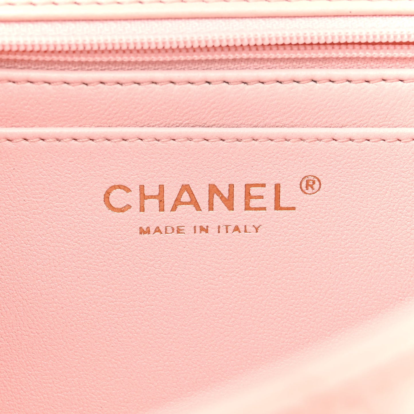 Lambskin Quilted Mini Top Handle Flap Pink