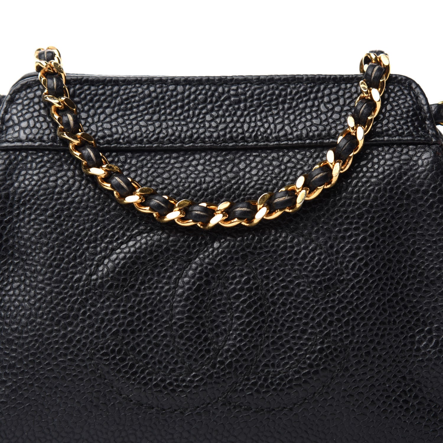 Chanel Caviar CC Shoulder Bag Black 10 of 10