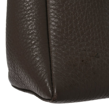 Loro Piana Grained Calfskin L19 Extra Pocket Pouch Warm Mastic 11 of 11