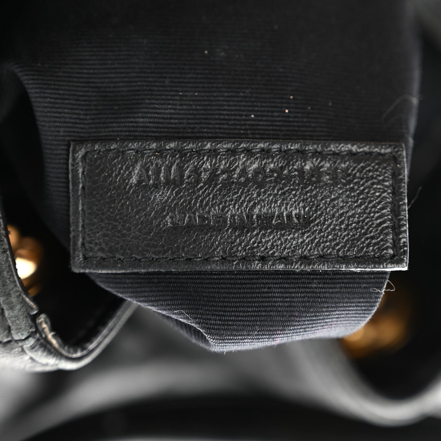 Lambskin Matelasse Monogram Joe Backpack Black