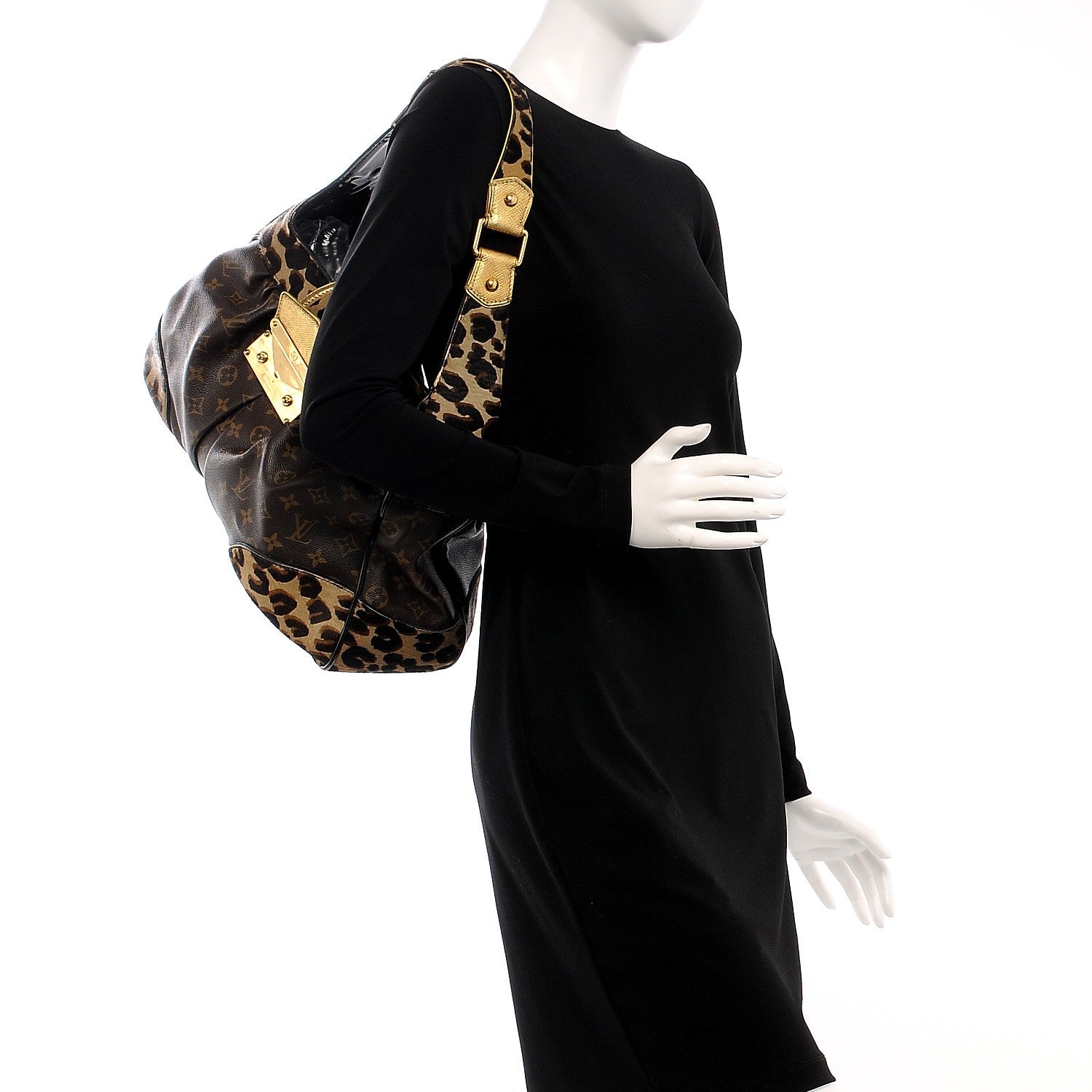 Louis Vuitton Monogram Leopard Polly 2 of 16