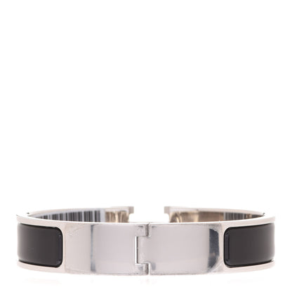 Hermes Enamel Narrow Clic Clac H Bracelet PM Black 5 of 17