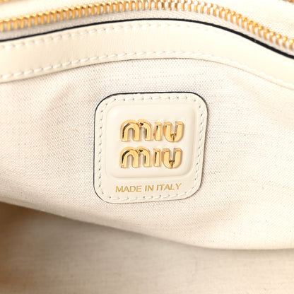 Miu Miu Nappa Ivy Bag Talco 6 of 10