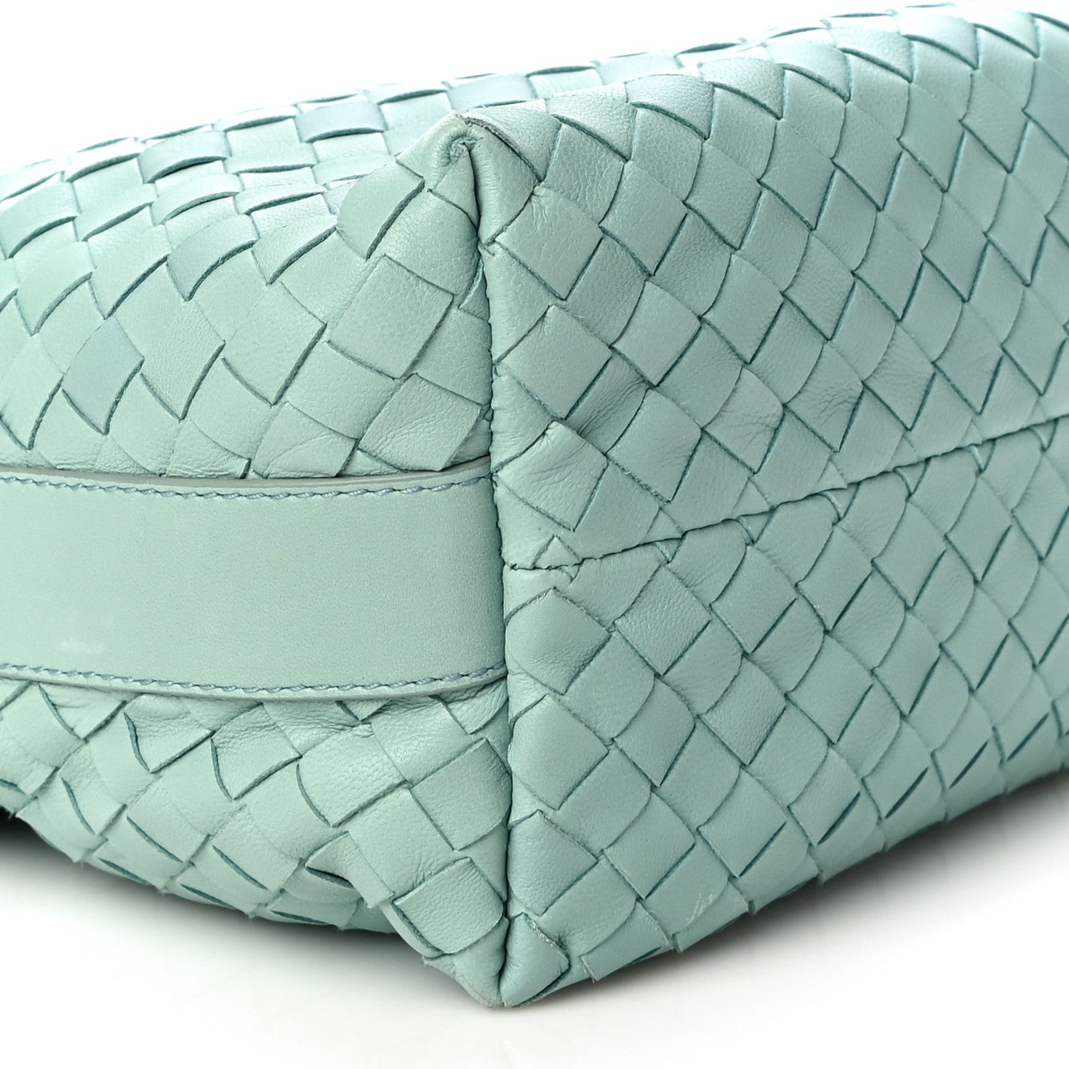 Bottega Veneta Nappa Intrecciato Large Cosmetic Case Green 10 of 13