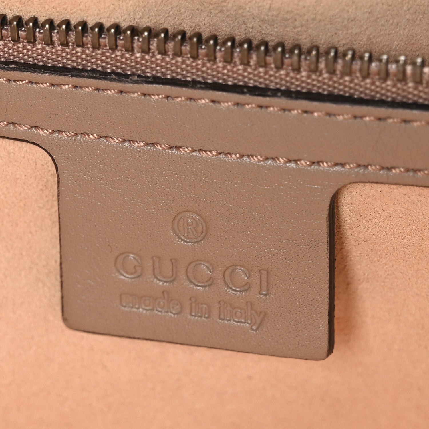 Gucci Calfskin Matelasse Medium GG Marmont Shoulder Bag Porcelain Rose 11 of 14
