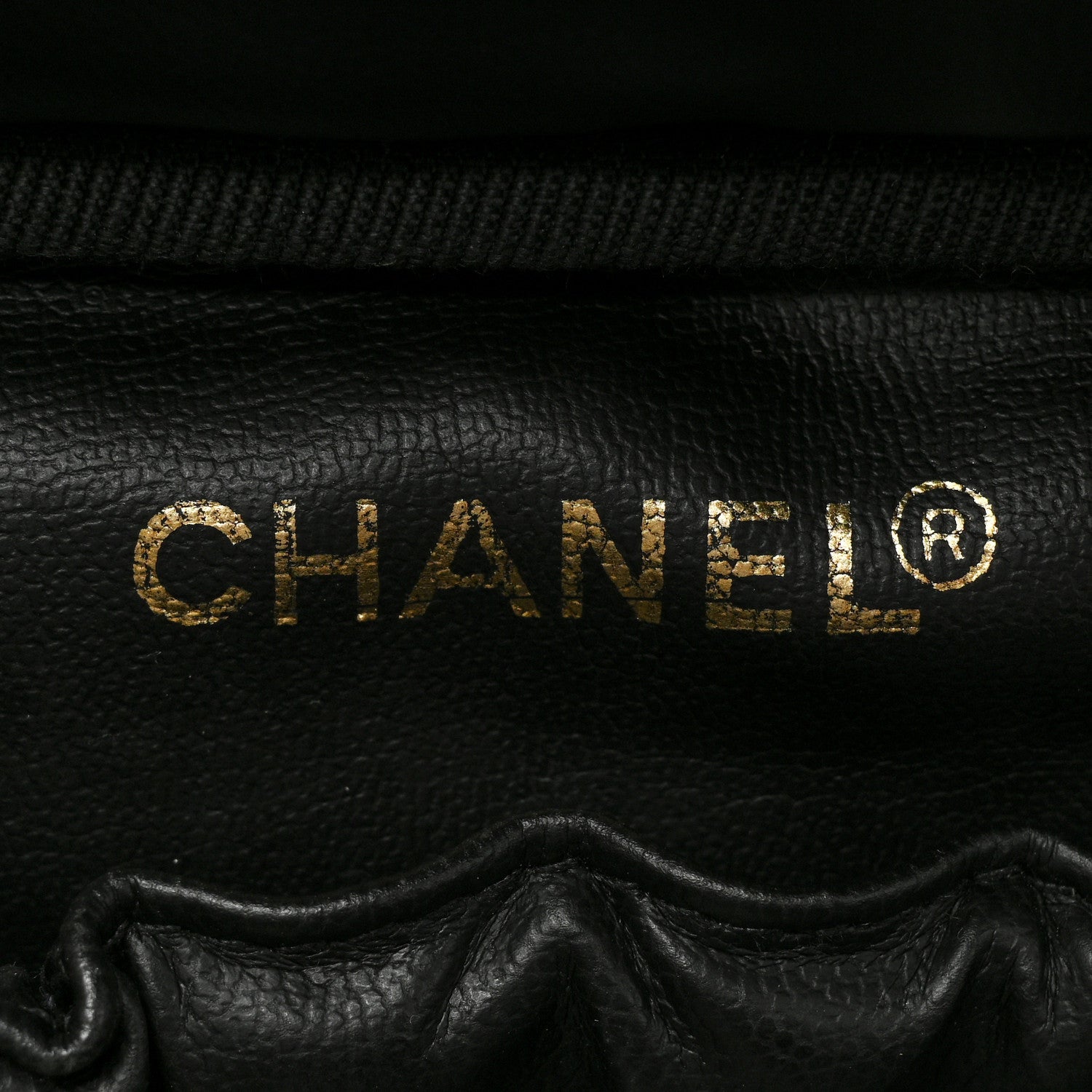 Chanel Lambskin Vanity Cosmetic Case Black 6 of 12