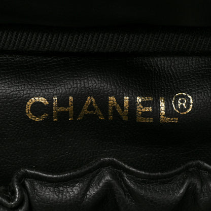 Chanel Lambskin Vanity Cosmetic Case Black 6 of 12
