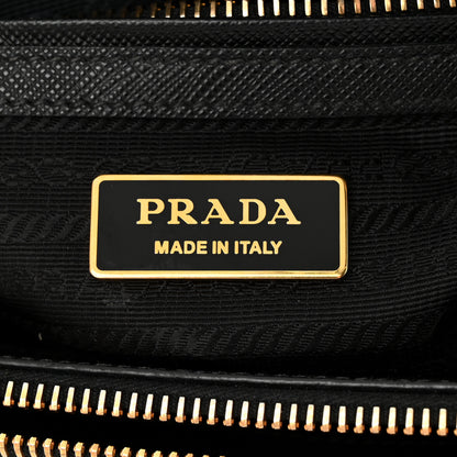 Prada Saffiano Lux Mini Galleria Double Zip Tote Black 6 of 11