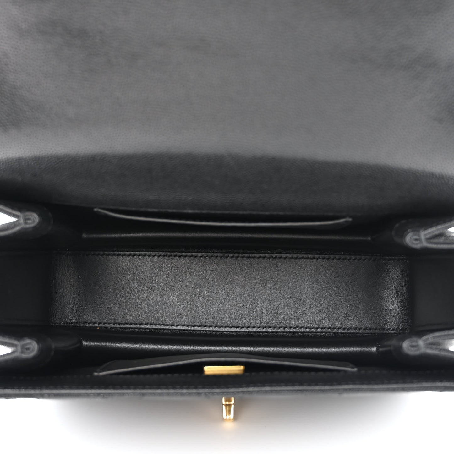 Caviar Quilted Coco First Flap Black