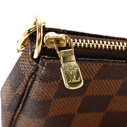 Louis Vuitton Damier Ebene Mini Pochette Accessories 6 of 9