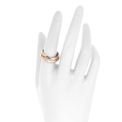 Cartier 18K Pink Yellow White Gold Classic Les Must De Cartier Trinity Ring 57 8 3 of 10