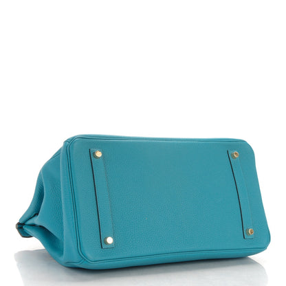 Hermes Togo Birkin 35 Turquoise 5 of 23