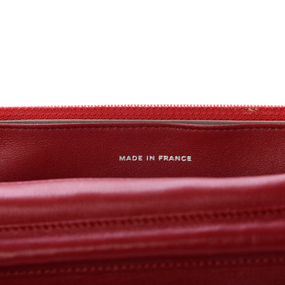 Chanel Patent Quilted Brilliant Wallet On Chain WOC Red 7 of 11