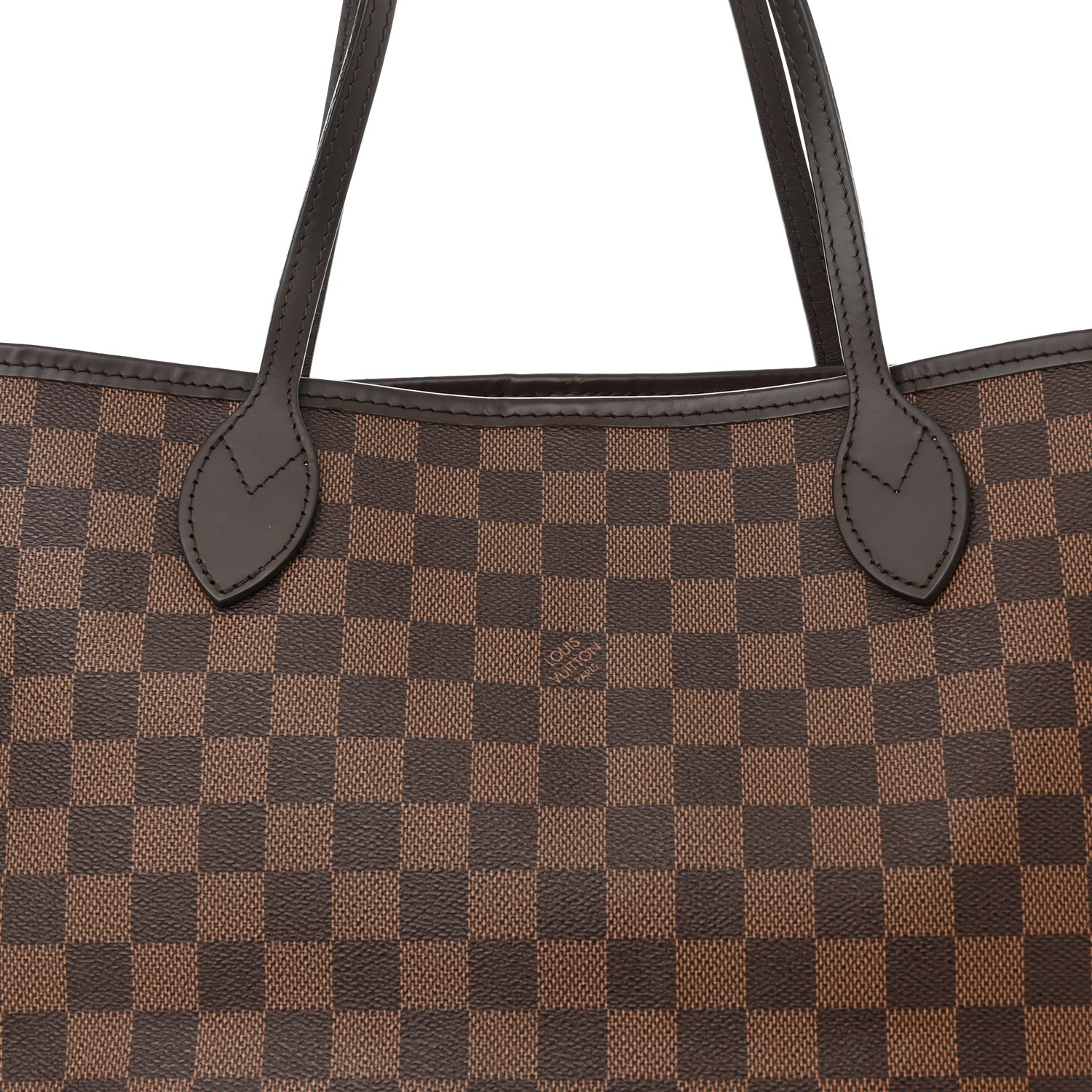 Louis Vuitton Damier Ebene Neo Neverfull MM Rose Ballerine 9 of 12