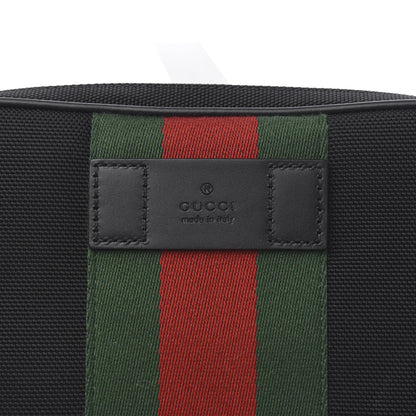 Gucci Canvas Web Slim Belt Bag Black 9 of 9