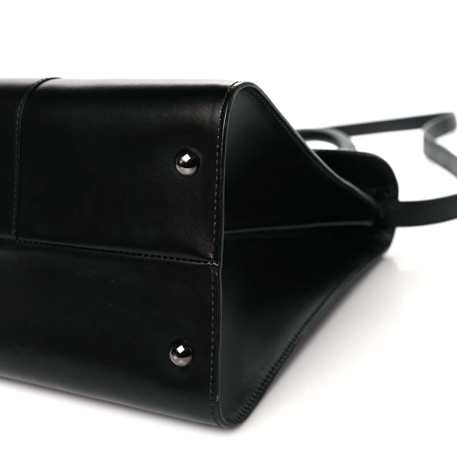 Delvaux Calfskin MM L'Humour Brillant Satchel Black 10 of 11