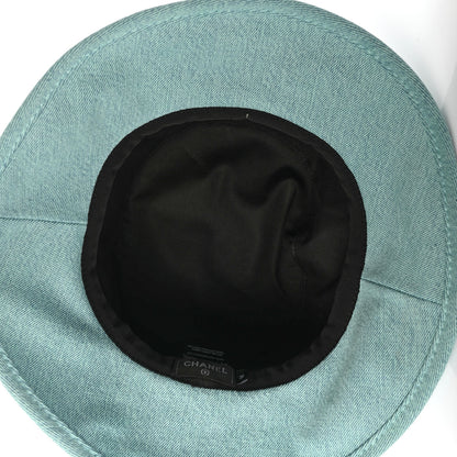 Chanel Denim CC Bucket Hat M Light Blue 7 of 8