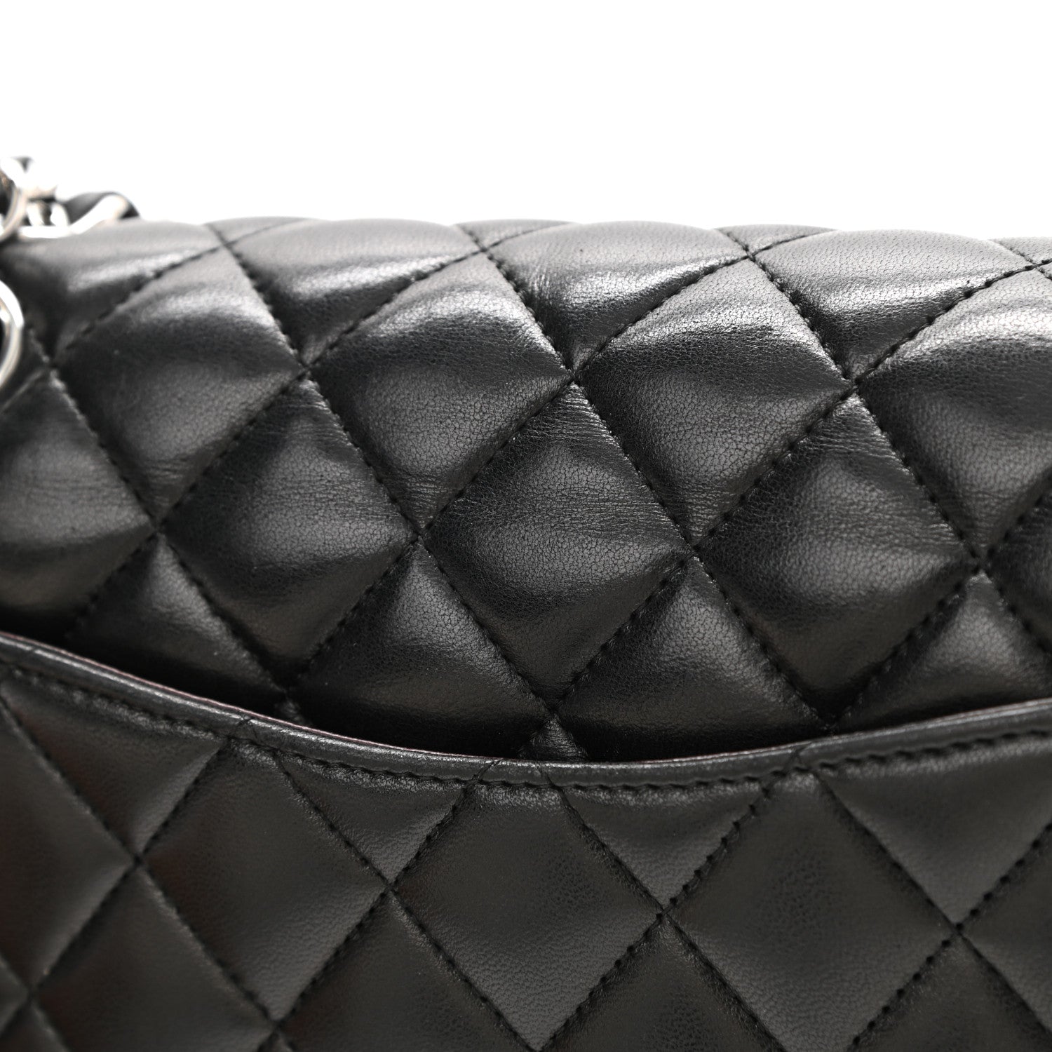 Chanel Lambskin Quilted Small Double Flap Black 17 of 18