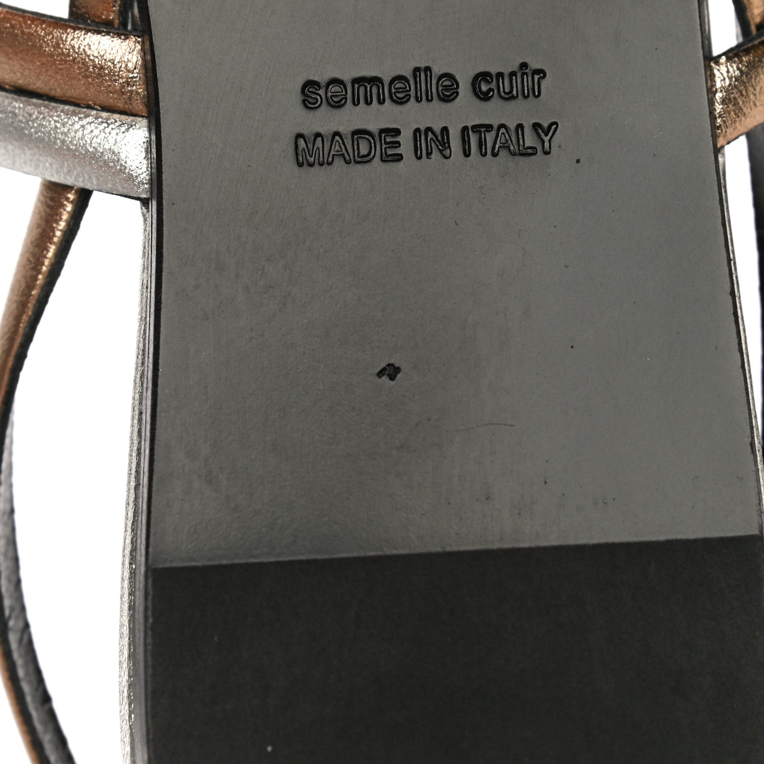 Hermes Metallic Nappa Buckles Sandals 36 Argent 14 of 16