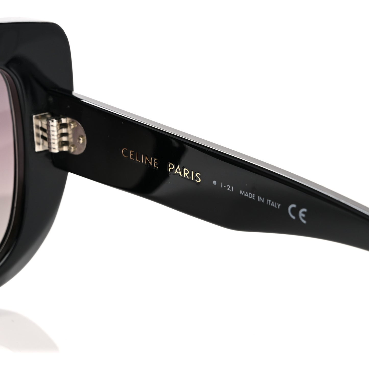 Acetate Square Sunglasses CL40157U Black