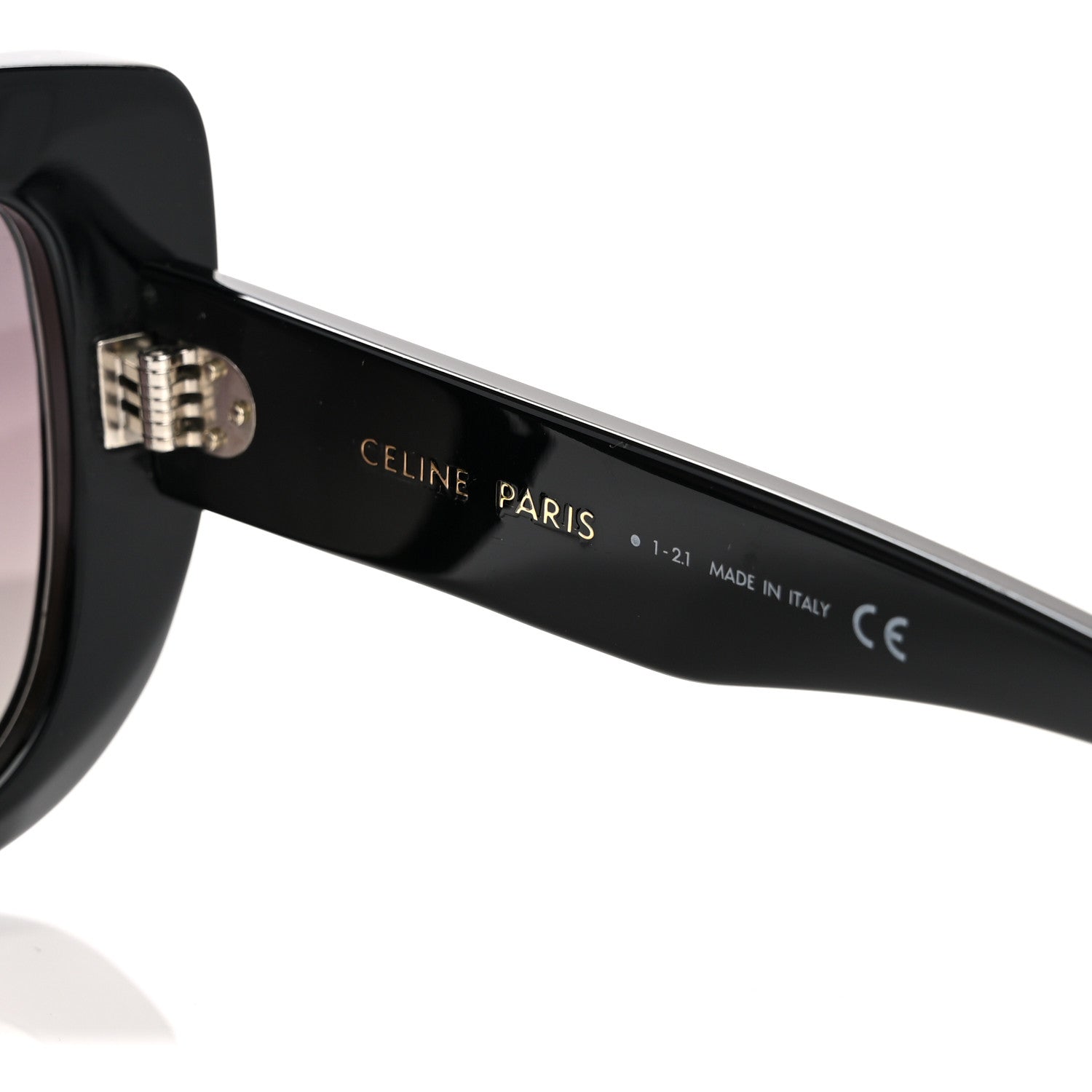 Celine Acetate Square Sunglasses CL40157U Black 5 of 7