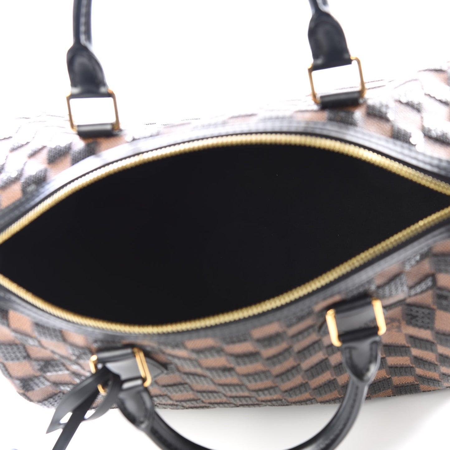 Damier Paillettes Speedy 30 Black