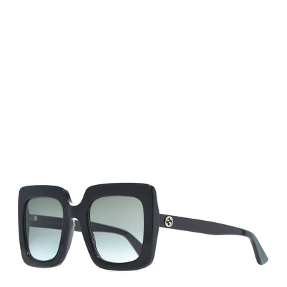 Gucci Acetate Oversize Sunglasses GG0328S Black 1 of 10
