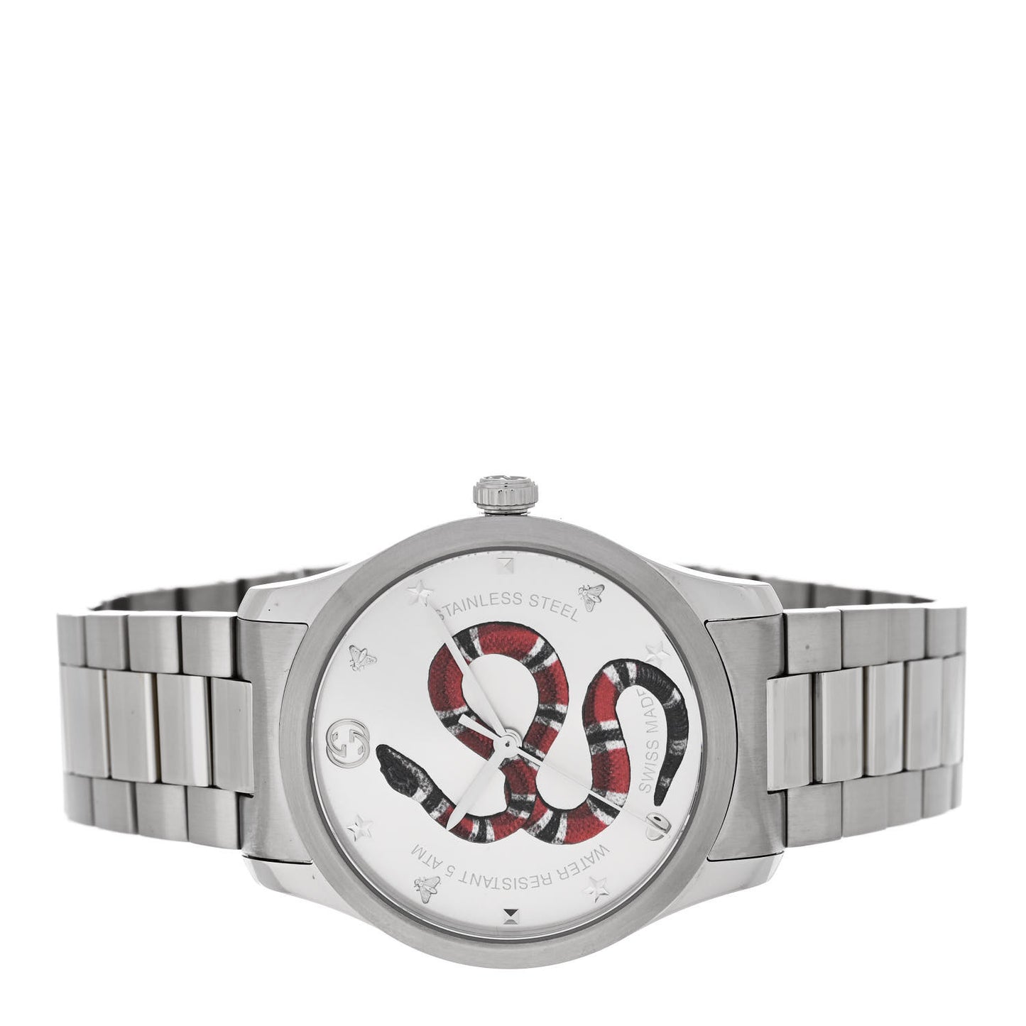 Stainless Steel 38mm G-Timeless Snake Quartz Watch