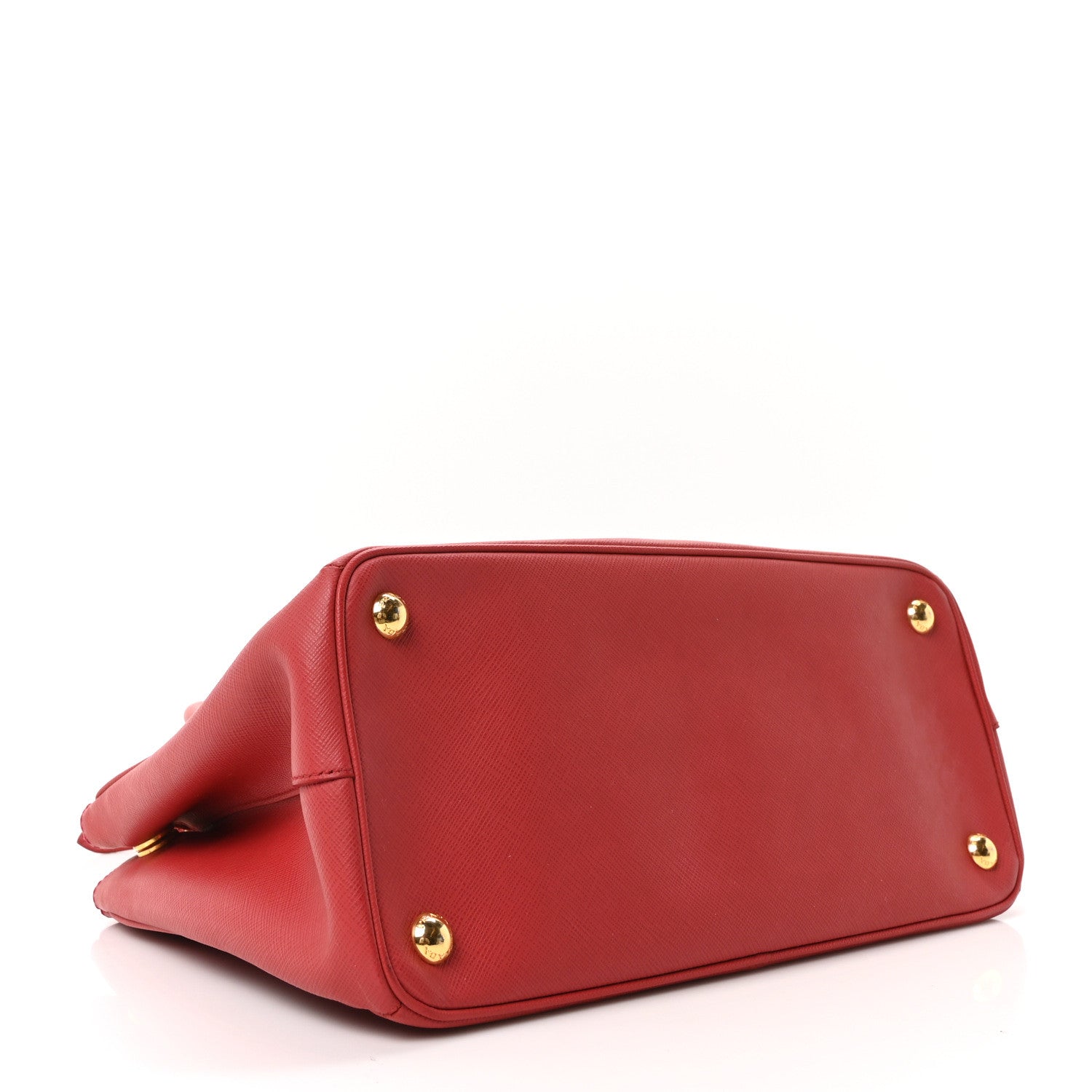 Prada Saffiano Small Galleria Double Zip Tote Fuoco 4 of 10