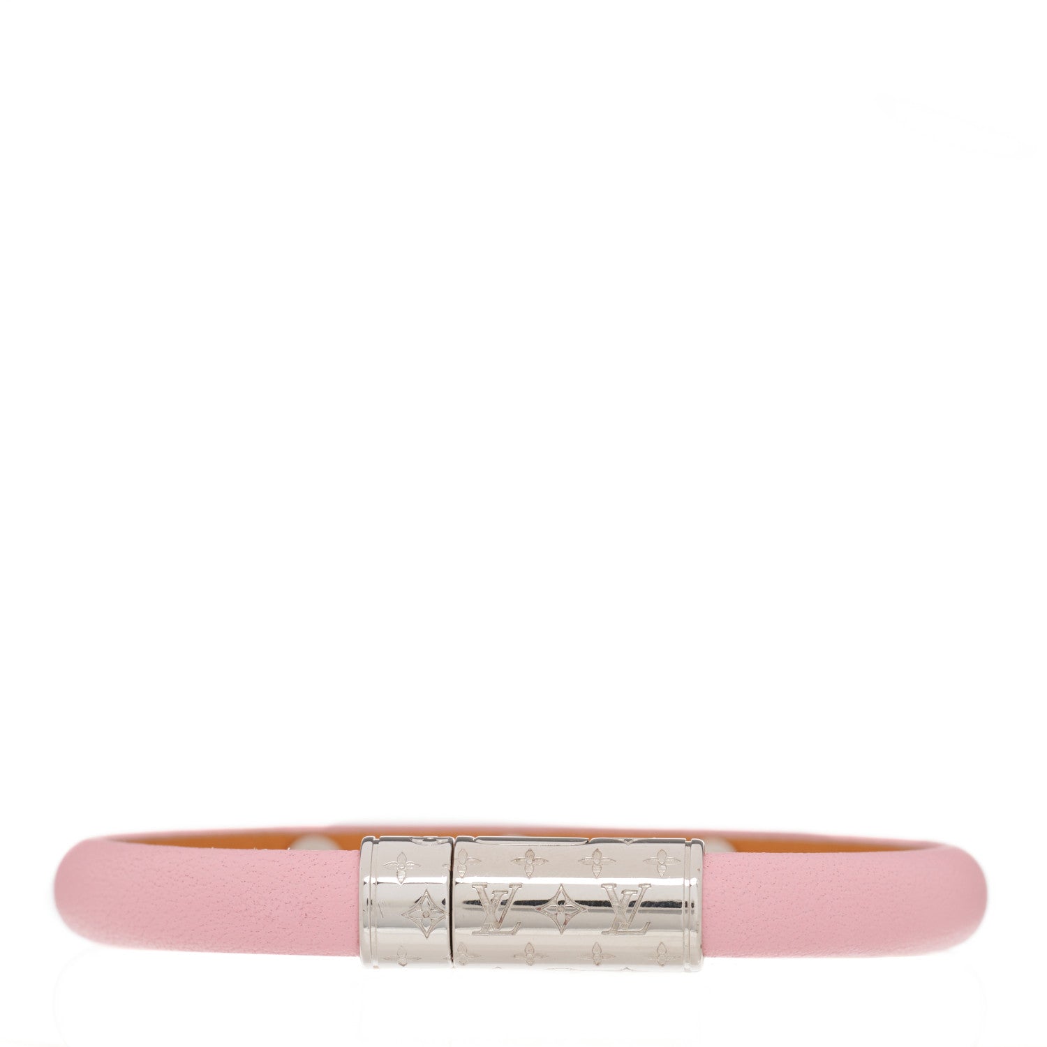 Louis Vuitton Calfskin Keep It Bracelet 17 Rose Ballerine 1 of 4