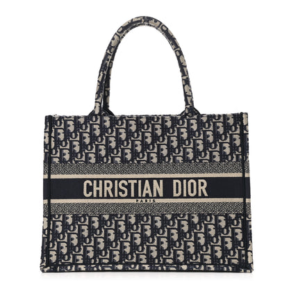 Christian Dior Oblique Medium Book Tote Blue Multicolor 1 of 11