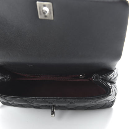 Chanel Caviar Quilted Mini Coco Handle Flap Black 4 of 9