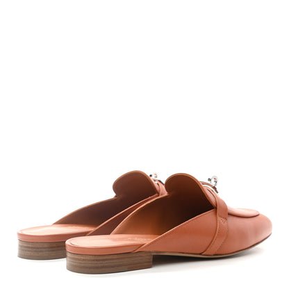 Hermes Goatskin Oz Mules 38 Marron Glaise 4 of 12