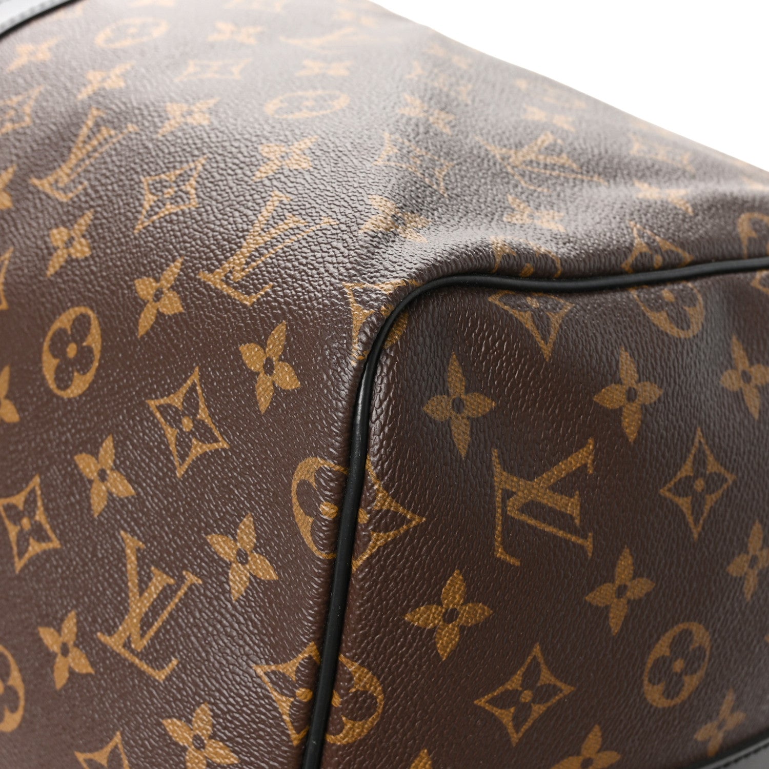 Louis Vuitton Monogram Macassar Keepall Bandouliere 55 8 of 11