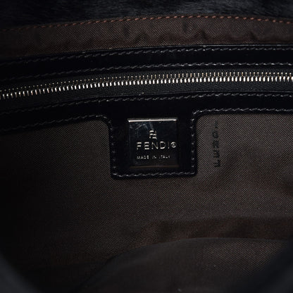 Fendi Calf Hair Baguette Black 6 of 11