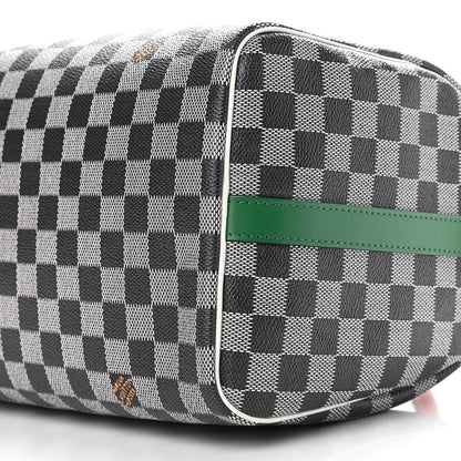 Louis Vuitton Damier Speedy Bandouliere 30 Black White 10 of 10