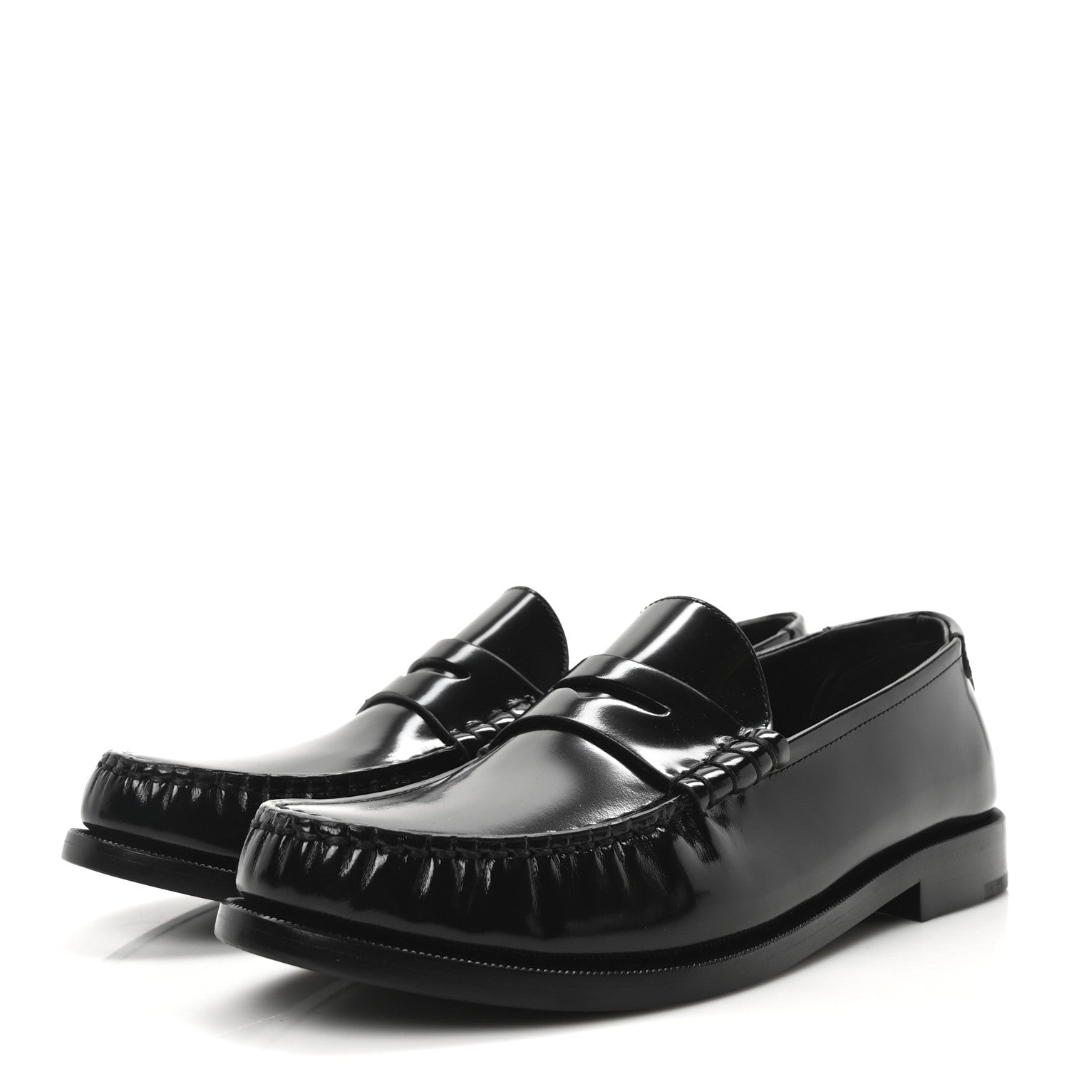 Saint Laurent Magnum Calfskin Le Loafer 15 Moccasin  40 Black 4 of 8