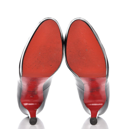Christian Louboutin Calfskin Bruges 120 Pumps 38.5 Black 8 of 24