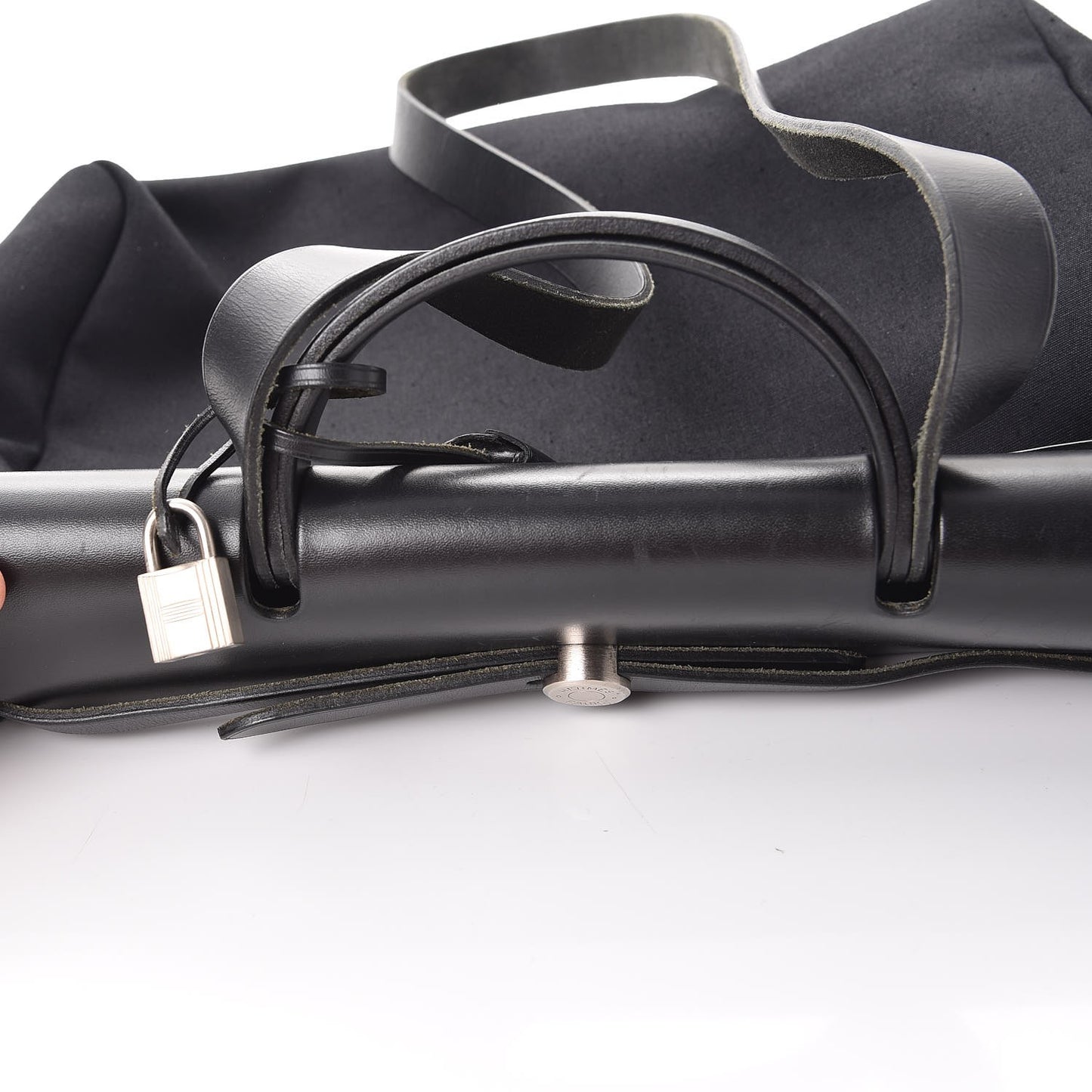 Toile Vache Calfskin Herbag 39 MM Black