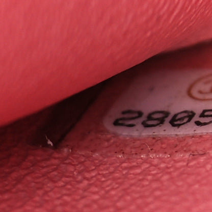 Chanel Caviar Quilted Medium CC Filigree Vanity Case Rose Pink 7 of 10